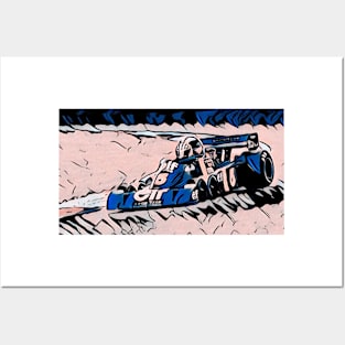 6 Wheeler Formula 1 Race Car Posters and Art